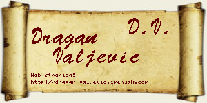 Dragan Valjević vizit kartica